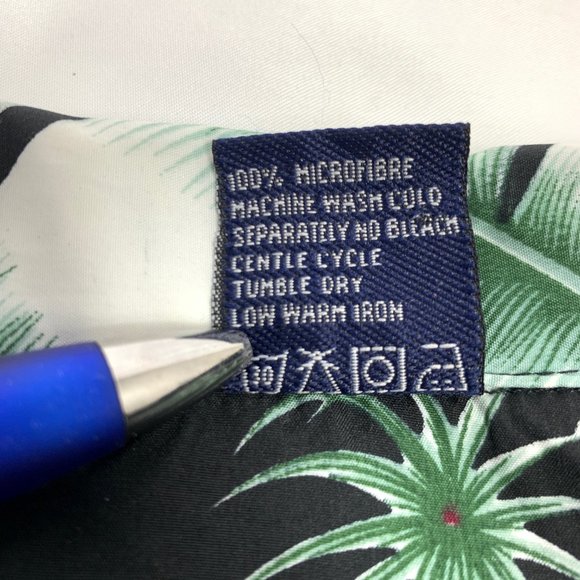 3/$25 Hang Ten Hawaiian Floral Button Down T Shirt L - Picture 6 of 9